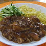 肉と椎茸たっぷりジャージャー麺♪