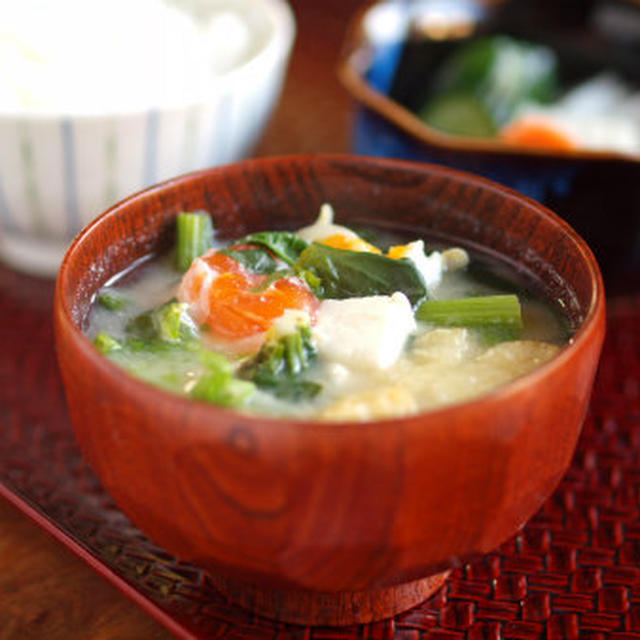 ほうれん草と卵の味噌汁 By 筋肉料理人さん レシピブログ 料理ブログのレシピ満載