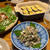 【おうち居酒屋　鯵のなめろう＆５種の野菜のやみつきだれと簡単なすのチーズ焼き】