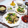 「ブリと茄子のおろし煮♪」献立（夕食・魚）
