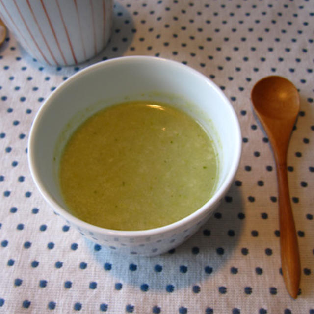 豆乳なしのそら豆ポタージュ