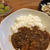 牛の薄切り肉のカレー