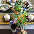 「冬の和食」テーブルコーディネイト＆フラワーアレンジ