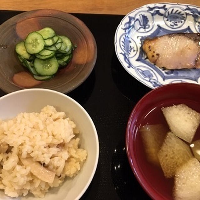 マツタケご飯とお別れの日その２