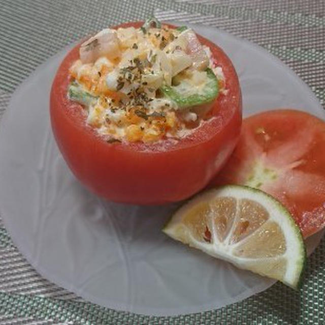 ちょっぴりオシャレに トマトカップの卵サラダ By Masaさん レシピブログ 料理ブログのレシピ満載