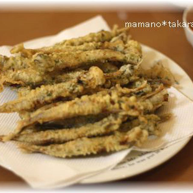 最近好きなししゃもの食べ方