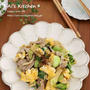 豚肉とチンゲン菜の彩りオイスター炒め＊