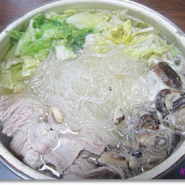 ビュンロー(扁炉)鍋　白菜鍋を作ってみました