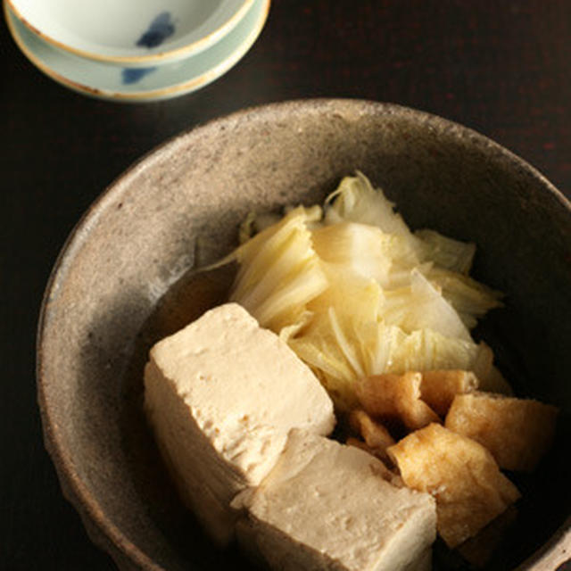 豆腐と白菜の煮物