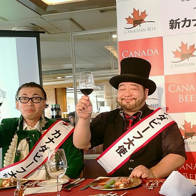 カナダビーフ取材中！ルネッサ～ンス♪