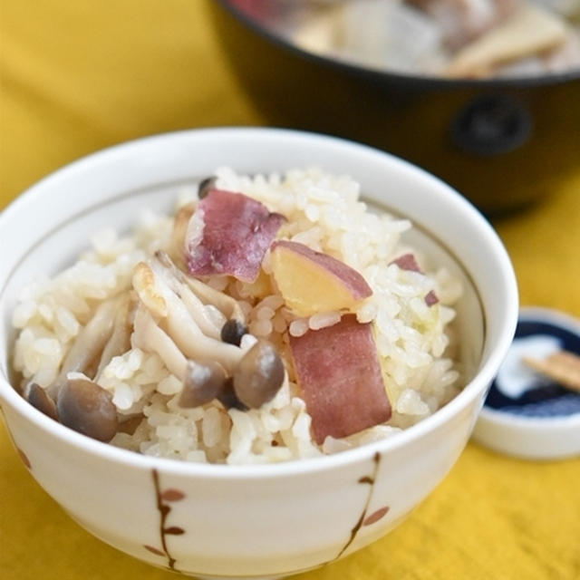 さつま芋の旨味がダイレクトに感じられる♪濃厚！！さつま芋のバター醤油炊き込みご飯