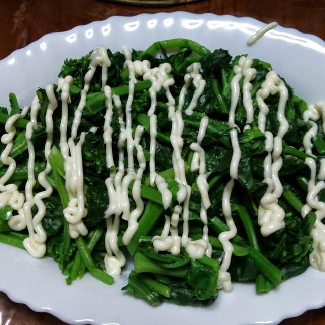カキ菜のマヨポン