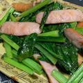 簡単緑黄色野菜料理♡ウインナーとしゃっきり小松菜の炒め物 by はらぺこ準Junさん