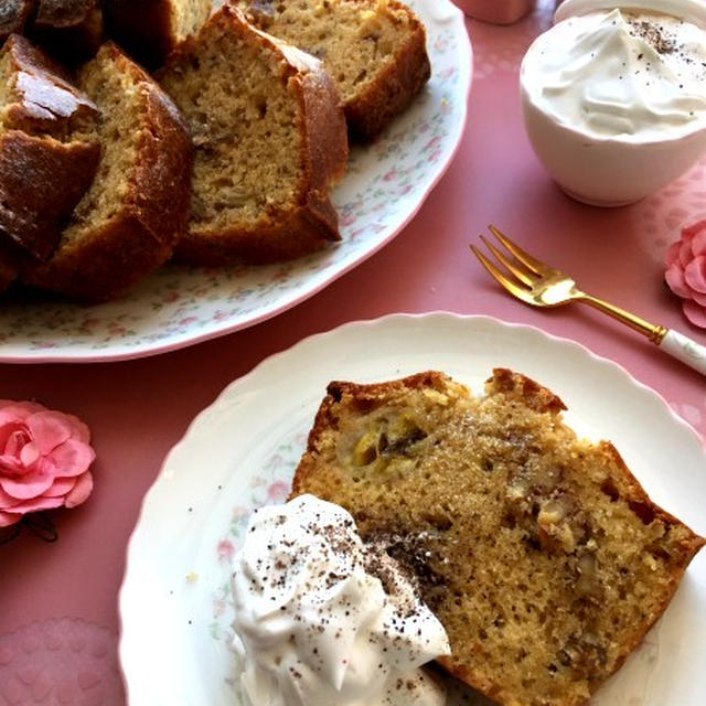 モニターですよ～♪米ぬか入りのバナナケーキ