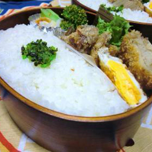 マグロのカツ弁当