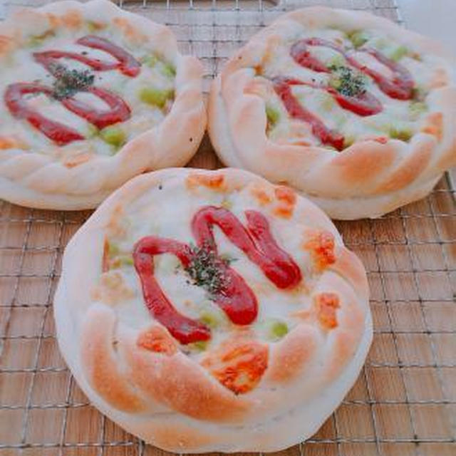 枝豆チーズパン♪丸パン♪