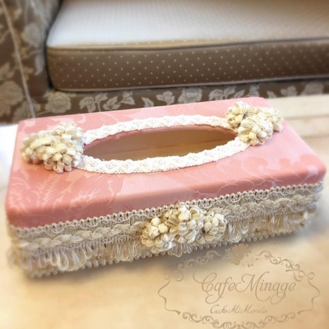 ティッシュボックスいろいろ〜♡