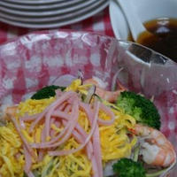 そうめんサラダ　辣油入りドレッシング