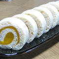 卵白でロールケーキ(薄力粉+コーンスターチ)