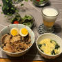 長男ごはんは「豚丼」パート２♪