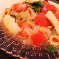 冷凍イカと野菜の簡単マリネ