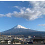 今朝の富士山は綺麗です　!!