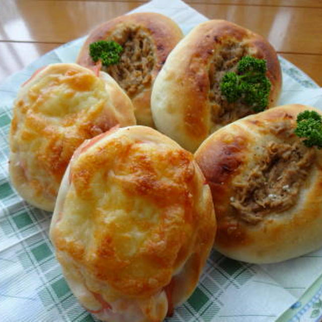 ハムチーズパン＆ツナパン☆