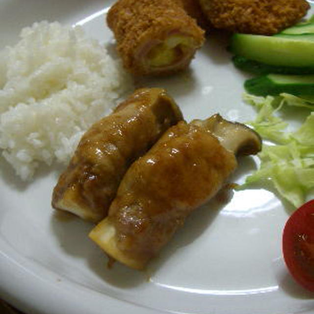 エリンギの豚巻き