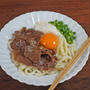 甘辛 牛すきのとろとろ冷やしうどん