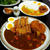 カツカレー+漬け込み豚+肉うどん