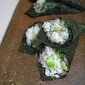 ちりめんと枝豆の手巻き