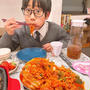 晩御飯は焼肉とキムチです！！
