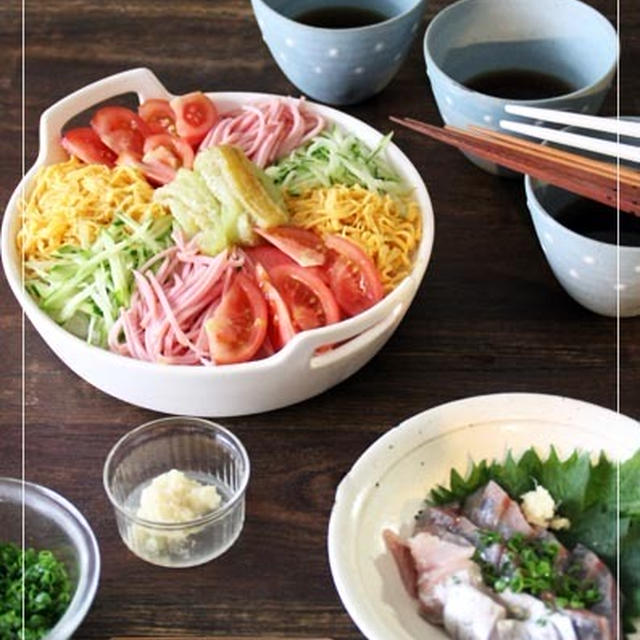 具だくさんそうめん