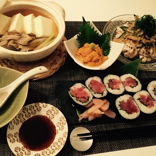 冷しゃぶごまだれとか