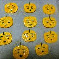 かぼちゃのクッキー作り（ハロウィン風？）