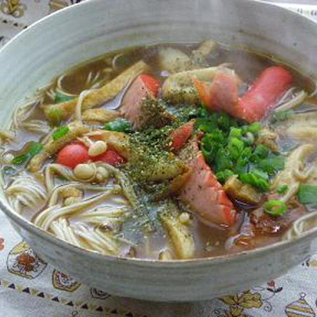 ☆おなかの中からぽかぽかのカレーにゅうめん☆