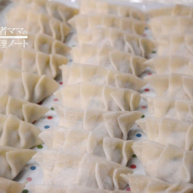 今夜は餃子でした！