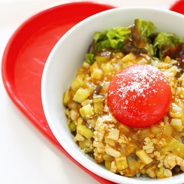 まるごとトマトのジャージャー丼❤