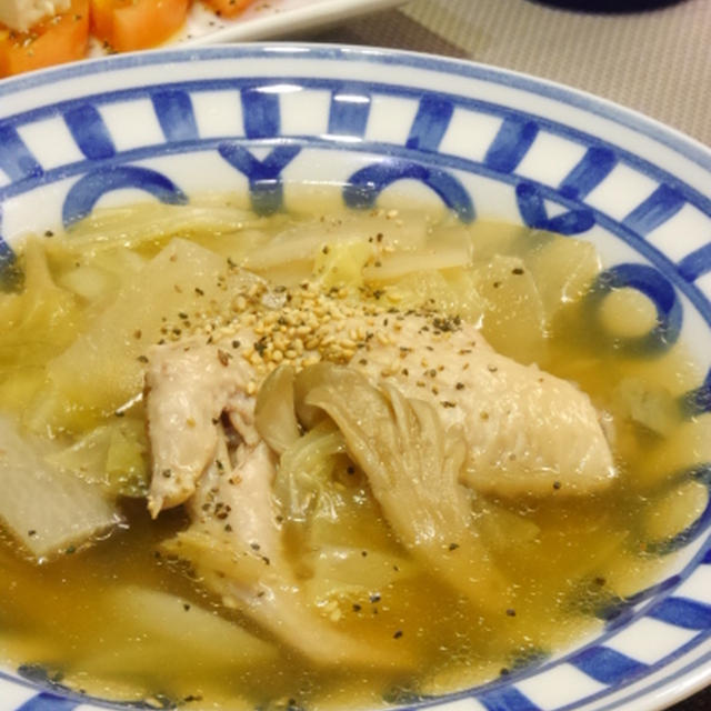 うちレシピ 圧力鍋でとろとろ生姜でポカポカ 手羽先の中華スープ By Yunachiさん レシピブログ 料理ブログのレシピ満載