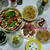 ☆彼岸の入とハマチの刺身＆もやしポン酢＆焼きカレー＆焼きハムサラダ＆冷奴他☆9/19
