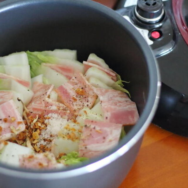 電気圧力鍋ならこんな簡単に作れる！【白菜の洋風スープ煮】レシピ
