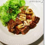 牛肉と長芋のコロコロステーキわさび醤油　雑誌掲載♪
