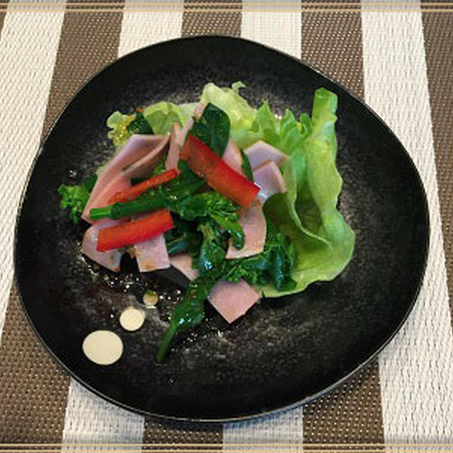 「菜の花サラダ」で「ご飯食べさせて」