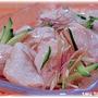 鶏ささみ肉のくずたたき（胡麻酢醤油）
