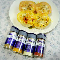 ■GABANでカレーレシピ♡「はんぺんと絹厚揚げのカレー風味のチーズ焼き」