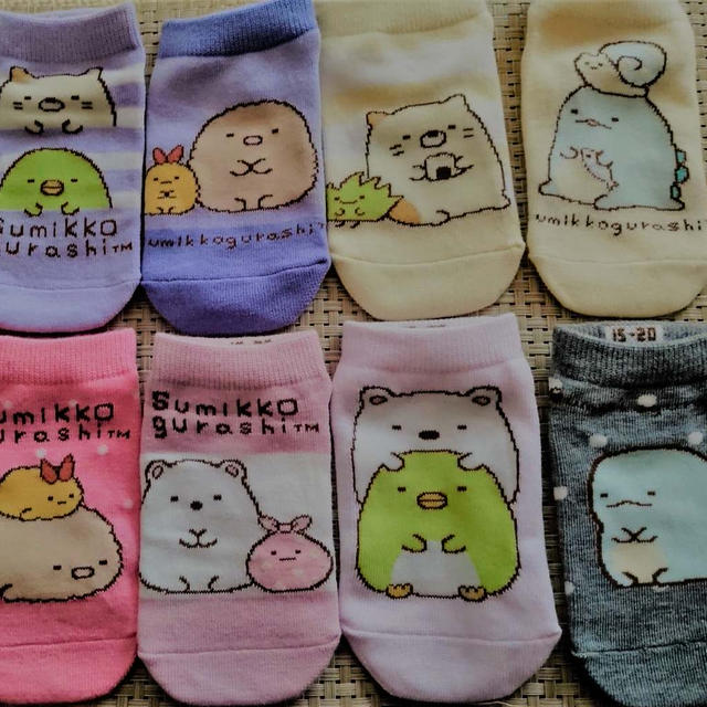母娘おそろいで♡すみっコぐらしソックス