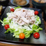 【家ごはん】 豚しゃぶサラダ♪　[レシピ] ピリ辛中華だれ　＊節分 韓国海苔巻き キンパ♡