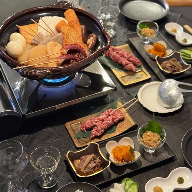 ご馳走おでんと、「寒シマメ肝和え」とかの夜ごはん（PR含む）
