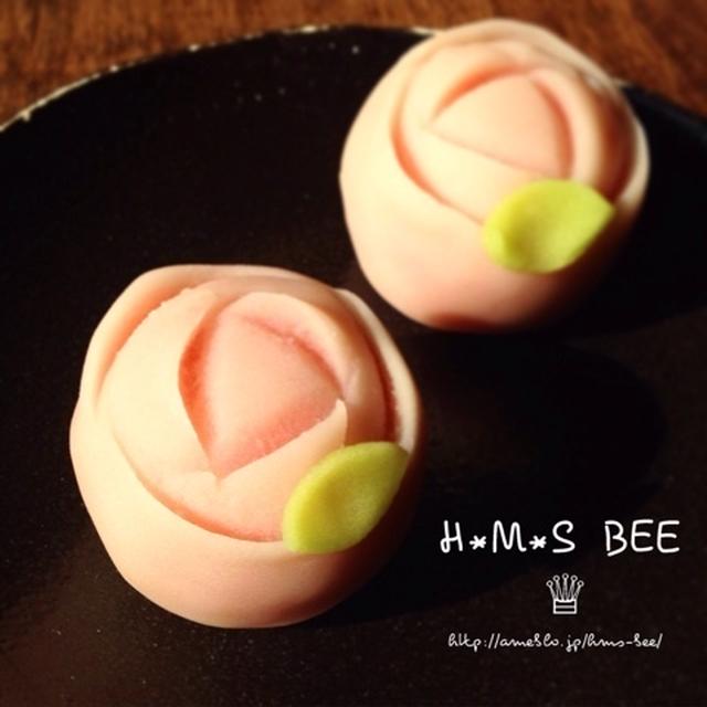 【和菓子】バラ、紫陽花