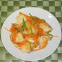 鱈と野菜のケチャップあん